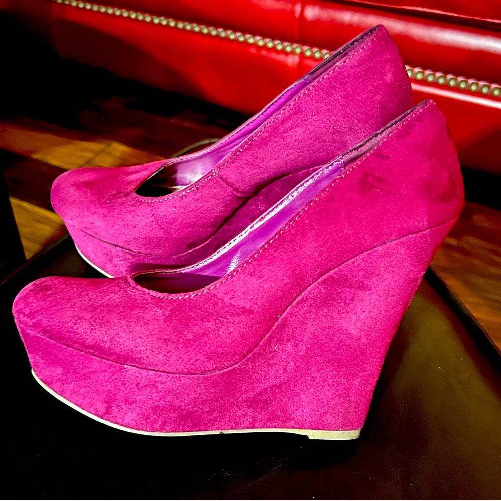 Pink Suede Shoes